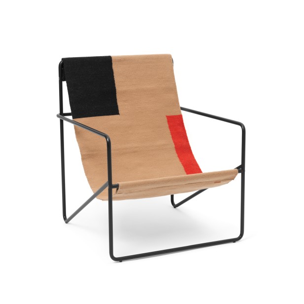 Sillón DESERT - Negro / Bloque - Ferm Living; Vackart; 1104263881