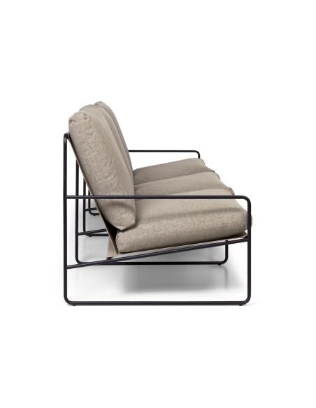 Sofá 3 Plazas DESERT DOLCE - Negro / Arena Oscura - Ferm Living