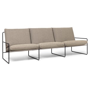 Sofá 3 Plazas DESERT DOLCE - Negro/Arena Osc - Ferm Living; 1104265435