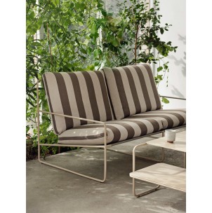 Sofá 2 Plazas DESERT RAYAS - Cachemira/Choco - Ferm Living; 1104267303 2