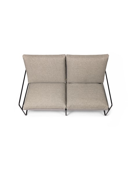 Sofá 2 Plazas DESERT DOLCE - Negro / Arena Oscura - Ferm Living