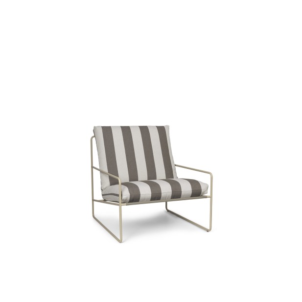 Sofá 1 Plaza DESERT RAYAS - Cachemira / Choco - Ferm Living 1104267301