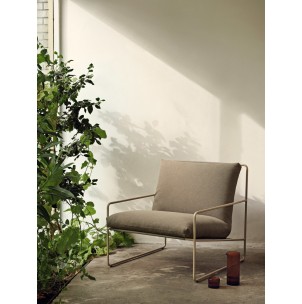 Sofá 1 Plaza DESERT DOLCE - Cachemira / Arena - Ferm Living 1104267306 2