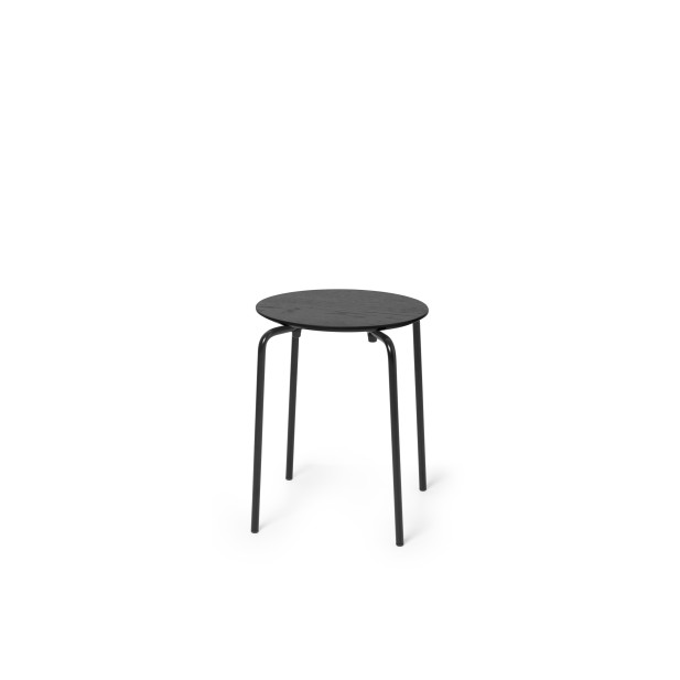 Taburete HERMAN, Madera / Metal Negro - Ferm Living; Vackart 100073101