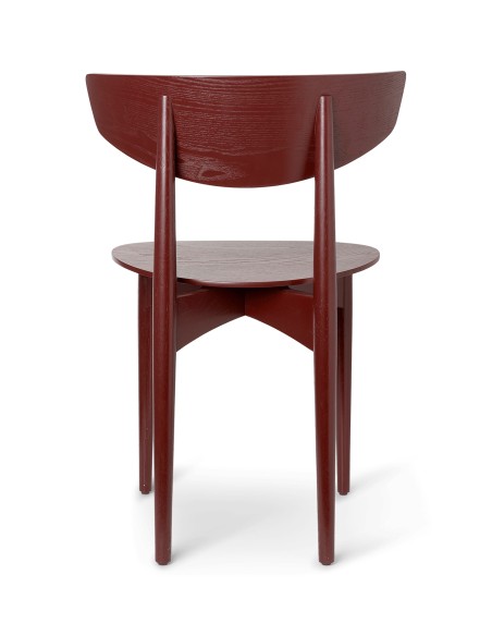 Silla de Comedor HERMAN, Madera / Rojo Marrón - Ferm Living