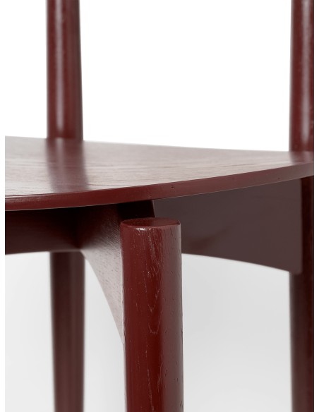 Silla de Comedor HERMAN, Madera / Rojo Marrón - Ferm Living