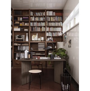 Taburete HERMAN - Roble Blanco / Metal Negro - Ferm Living; 100073210 2