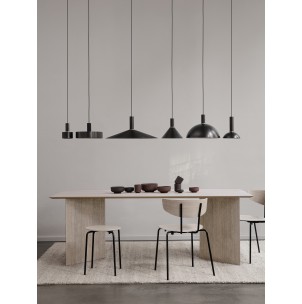 Silla Comedor HERMAN, Roble Blanco/Metal Negro - Ferm Living 100006210 2