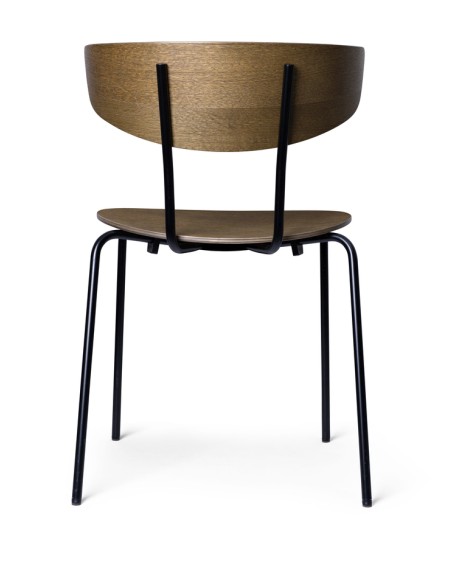 Silla de Comedor HERMAN, Roble Oscuro / Metal - Ferm Living