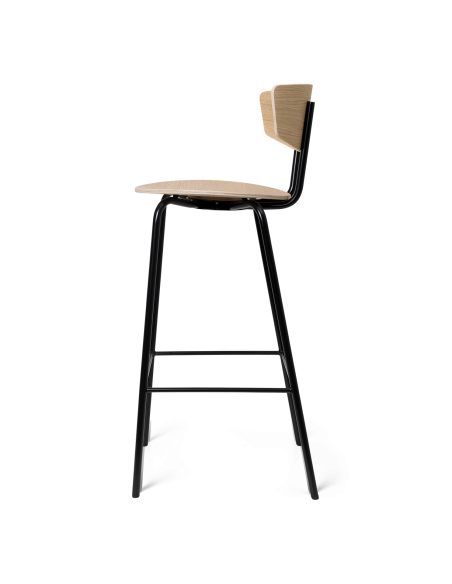 Taburete HERMAN Alto 87 cm, Roble Blanco / Metal - Ferm Living