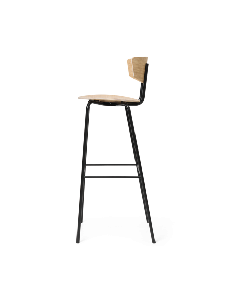 Taburete HERMAN Alto 96 cm, Roble Blanco / Metal - Ferm Living