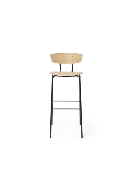 Taburete HERMAN Alto 96 cm, Roble Blanco / Metal - Ferm Living
