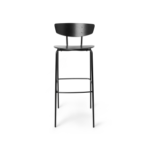 Taburete HERMAN Alto 96 cm, Madera / Metal Negro - Ferm Living; 9421