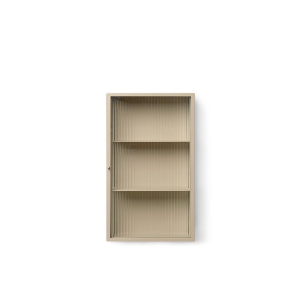 Aparador HAZE, Cristal Estriado / Beige - Ferm Living; 100750693