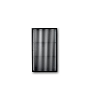 Aparador HAZE, Cristal Estriado / Metal Negro - Ferm Living 1104263173