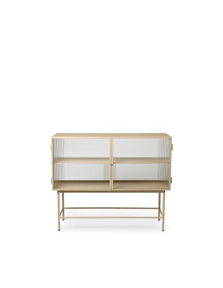 Aparador HAZE 110x90cm, Cristal / Metal Beige - Ferm Living; 110059693