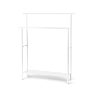 Toallero DORA, Acero Inox / Blanco - Ferm Living; Vackart; 1104269858