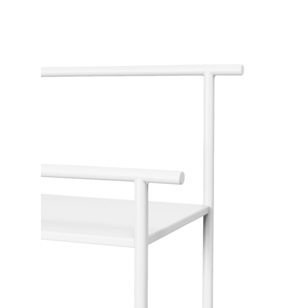 Estantería DORA, Metal / Blanco -...