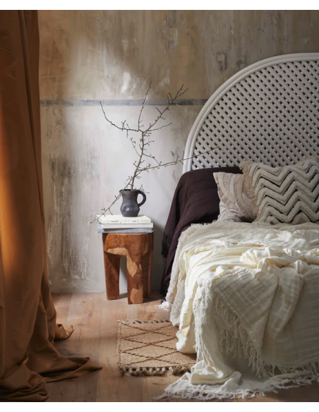 Taburete Bajo TEAK, Teca Natural - Nordal