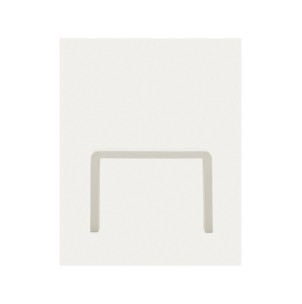 Consola Aiguablava de cemento blanco 120 x 80 cm - Kave Home