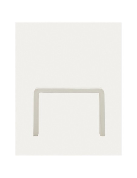 Consola Aiguablava de cemento blanco 120 x 80 cm - Kave Home