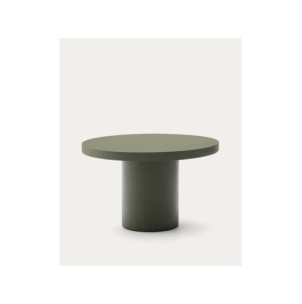 Mesa redonda Aiguablava de cemento verde Ø 120 cm - Kave...