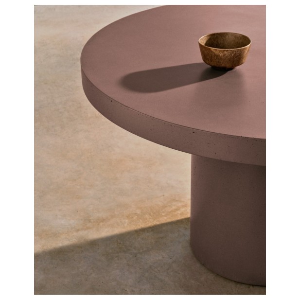 Mesa redonda Aiguablava de cemento... Mesa redonda Aiguablava de cemento...