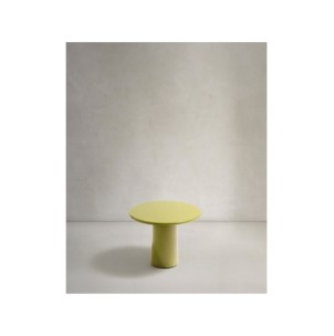 Mesa de centro Albanella de cemento con acabado verde...