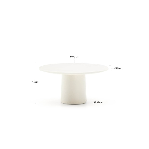 Mesa de centro Albanella de cemento... Mesa de centro Albanella de cemento...