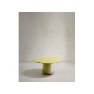 Mesa de centro Albanella de cemento con acabado verde...