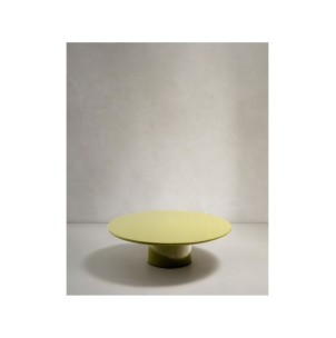 Mesa de centro Albanella de cemento con acabado verde...