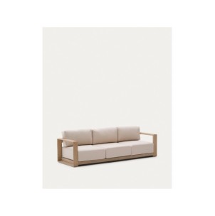 Sofá Ambra de 3 plazas de madera maciza de acacia con...