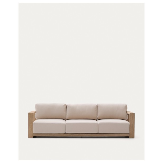 Sofá Ambra de 3 plazas de madera...
