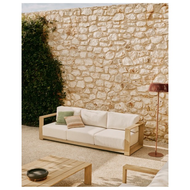 Sofá Ambra de 3 plazas de madera...