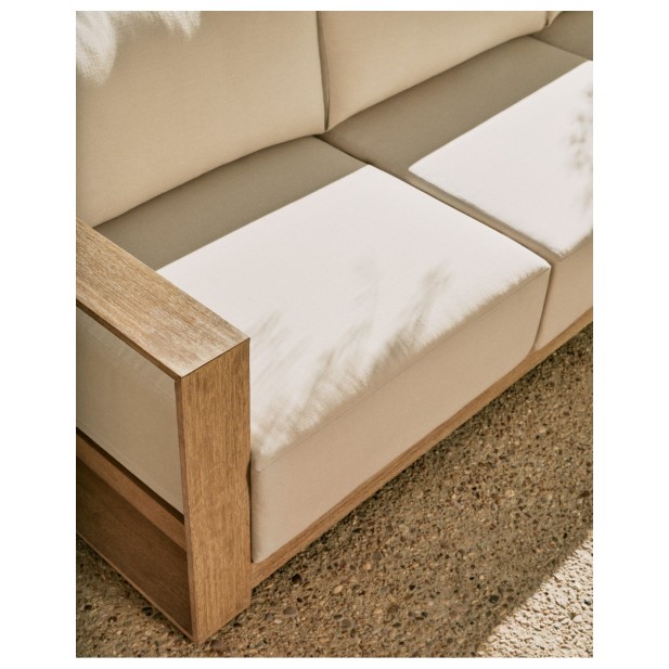 Sofá Ambra de 3 plazas de madera...