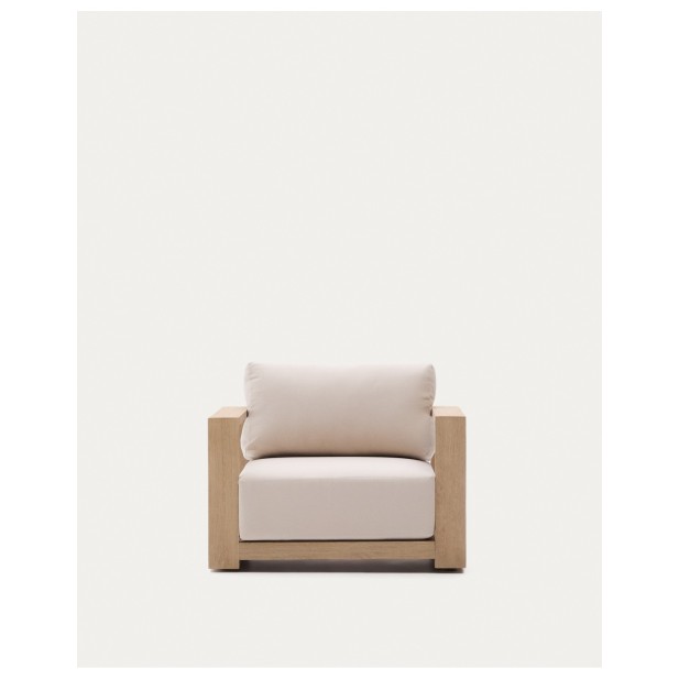 Sillón Ambra de madera maciza de...