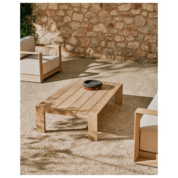 Mesa de centro Ambra de madera maciza... Mesa de centro Ambra de madera maciza...