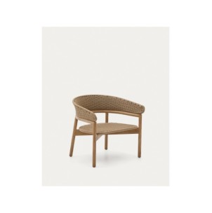 Sillón Arinella de madera maciza de acacia acabado tono...