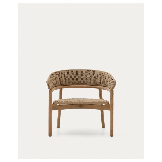 Sillón Arinella de madera maciza de... Sillón Arinella de madera maciza de...