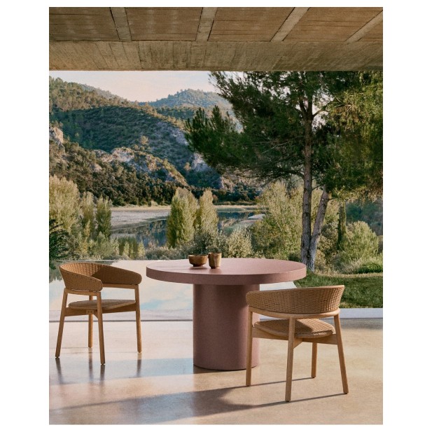 Silla Arinella de madera maciza de... Silla Arinella de madera maciza de...