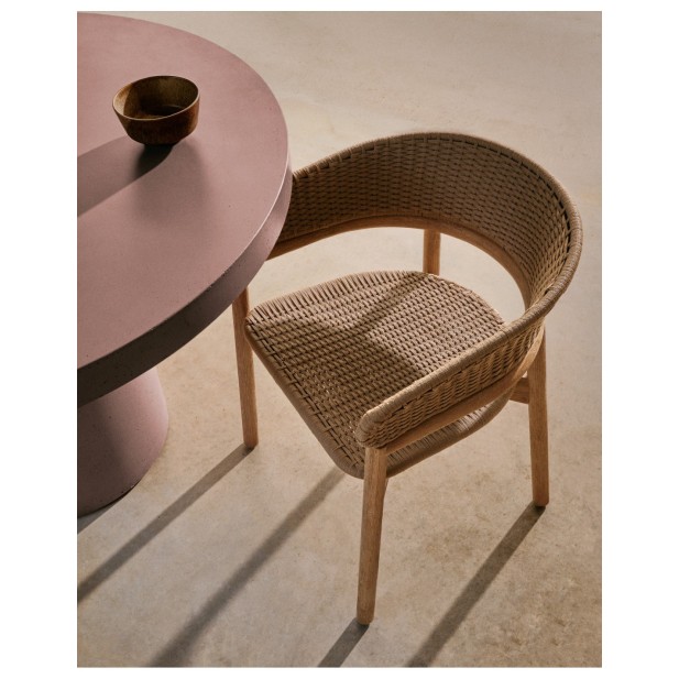 Silla Arinella de madera maciza de... Silla Arinella de madera maciza de...