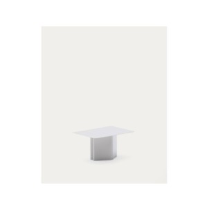 Mesa de centro Arvin de hierro gris 70 x 52 cm - Kave Home