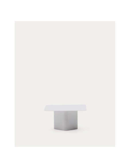 Mesa de centro Arvin de hierro gris 70 x 52 cm - Kave Home