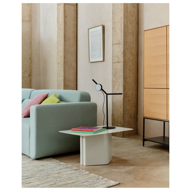 Mesa de centro Arvin de hierro gris... Mesa de centro Arvin de hierro gris...