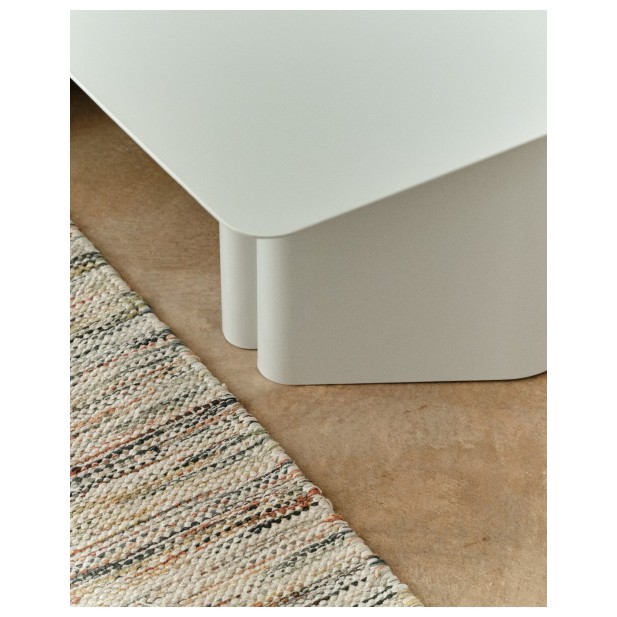 Mesa de centro Arvin de hierro gris... Mesa de centro Arvin de hierro gris...