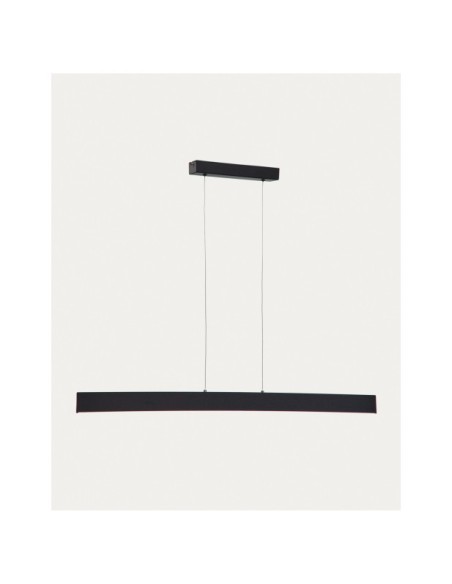 Lámpara de techo Boadella con acabado negro - Kave Home