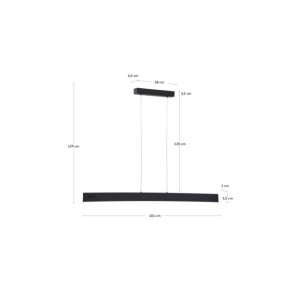 Lámpara de techo Boadella con acabado negro - Kave Home 2