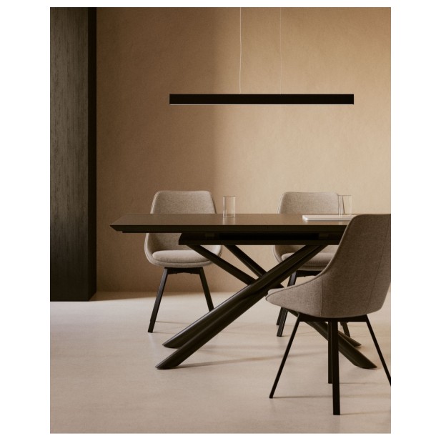 Lámpara de techo Boadella con acabado... Lámpara de techo Boadella con acabado...