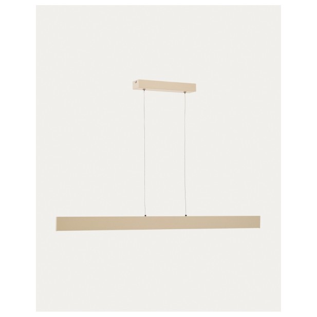 Lámpara de techo Boadella de aluminio con acabado pintado beige - Kave Home