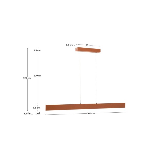 Lámpara de techo Boadella de aluminio... Lámpara de techo Boadella de aluminio...